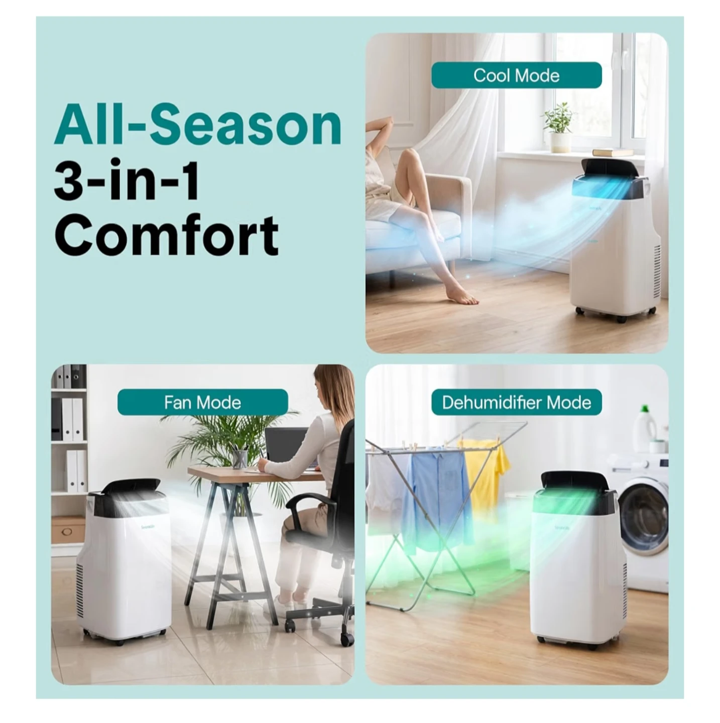 SereneLife 8,000 BTU Portable Air Conditioner - photo 4