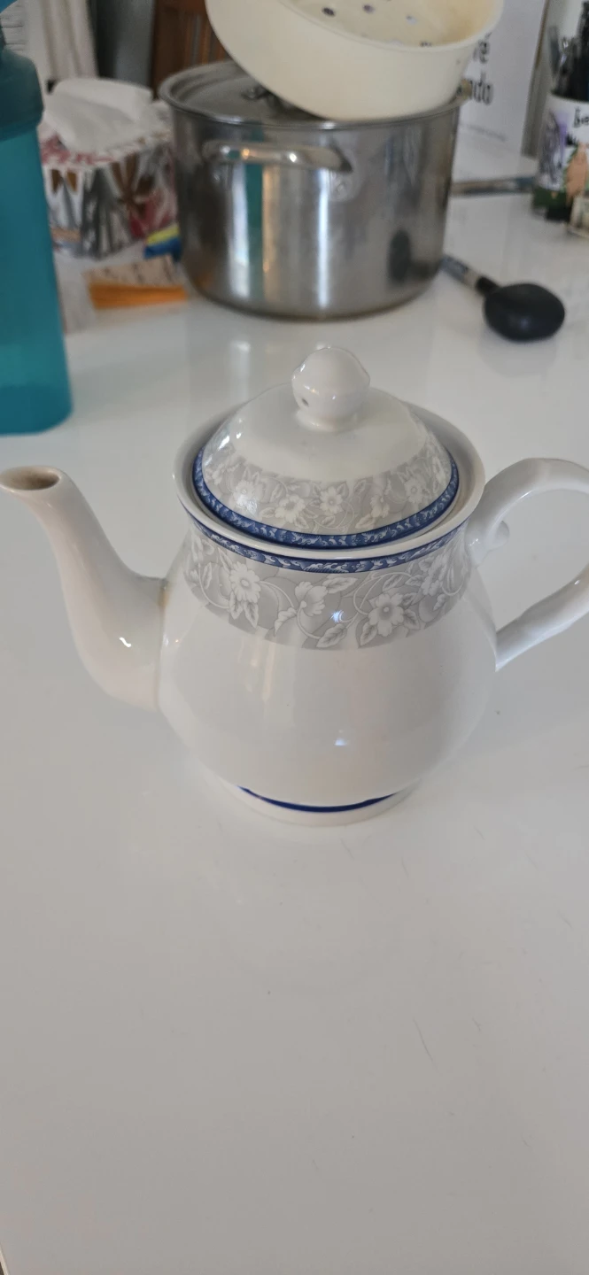 Teapot with Floral Design