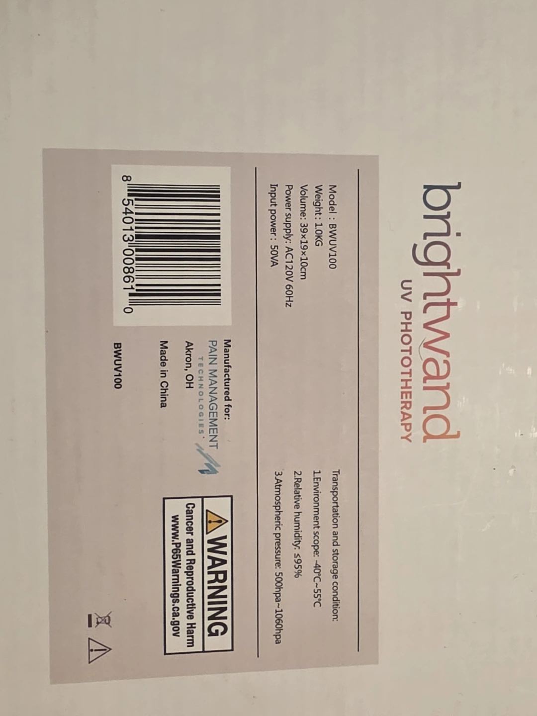 Brightwand UV Phototherapy Wand BWUV100 - photo 4