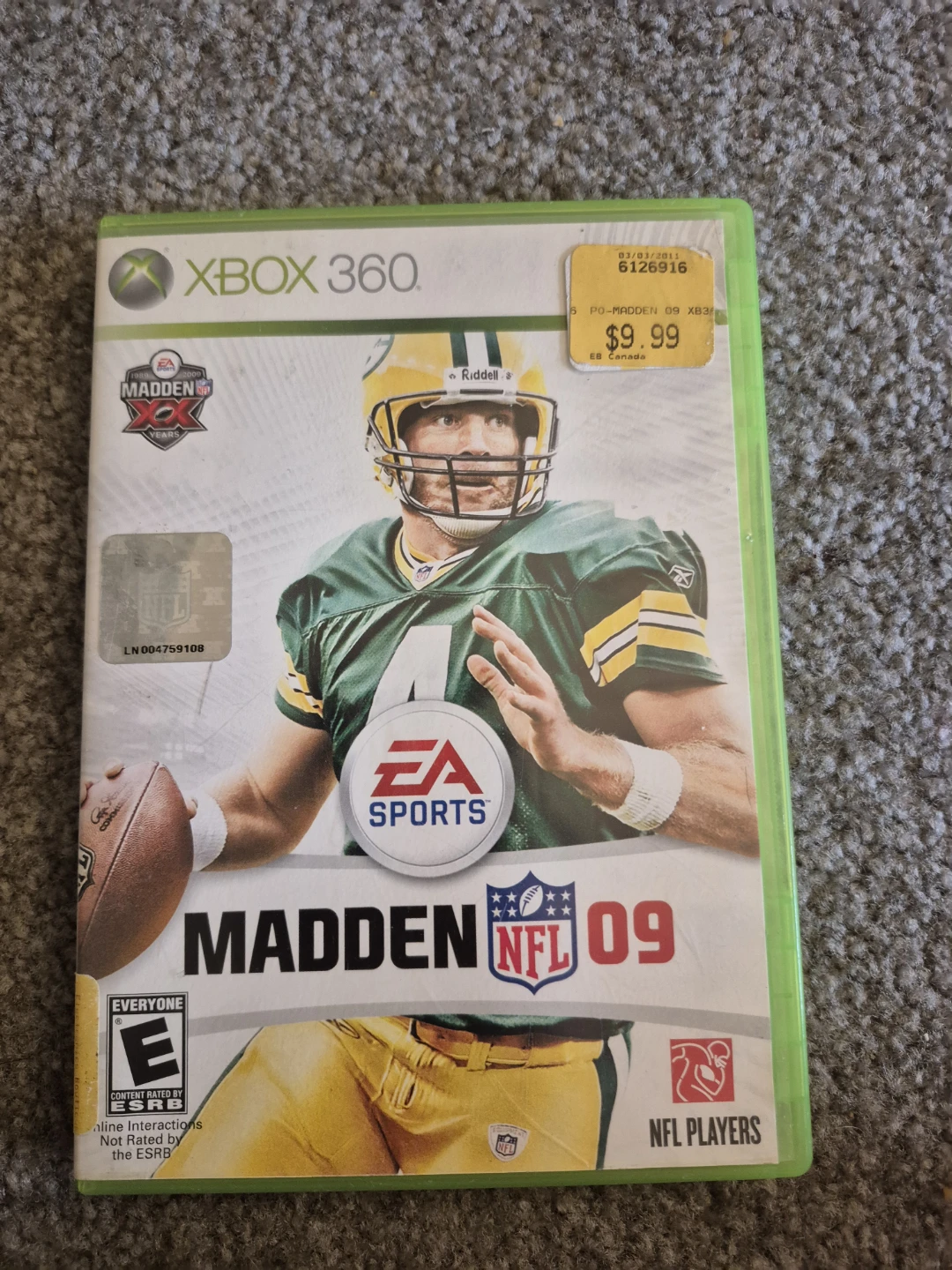 Xbox 360 Madden NFL 09 Video Game