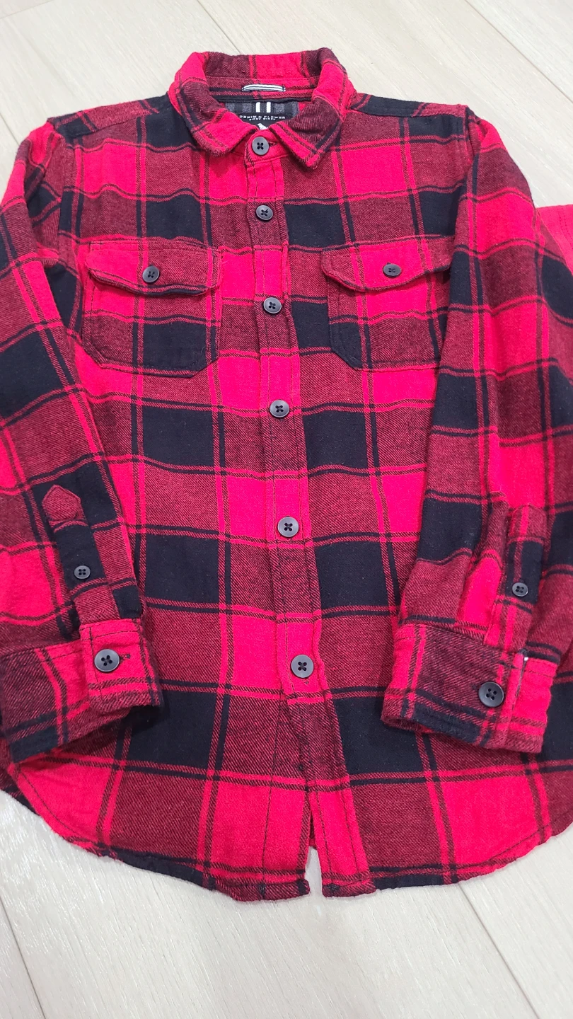 Boys Christmas Shirts - Star Wars Size 8 & Flannel Size 9/10 - photo 3