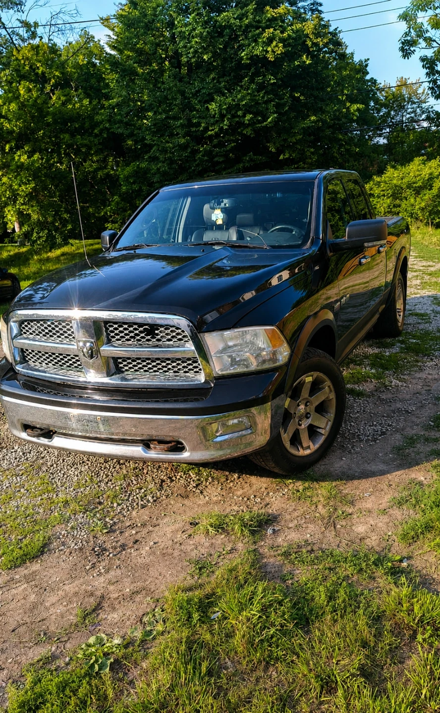 Black Dodge Ram Pickup Truck