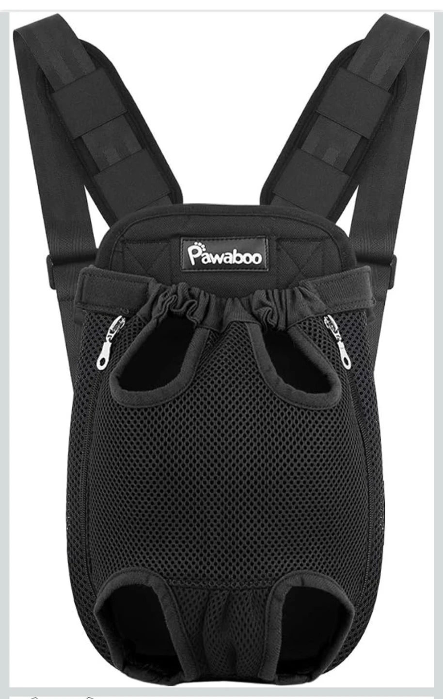 Pawaboo Black Pet Carrier Backpack BRAND NEW
