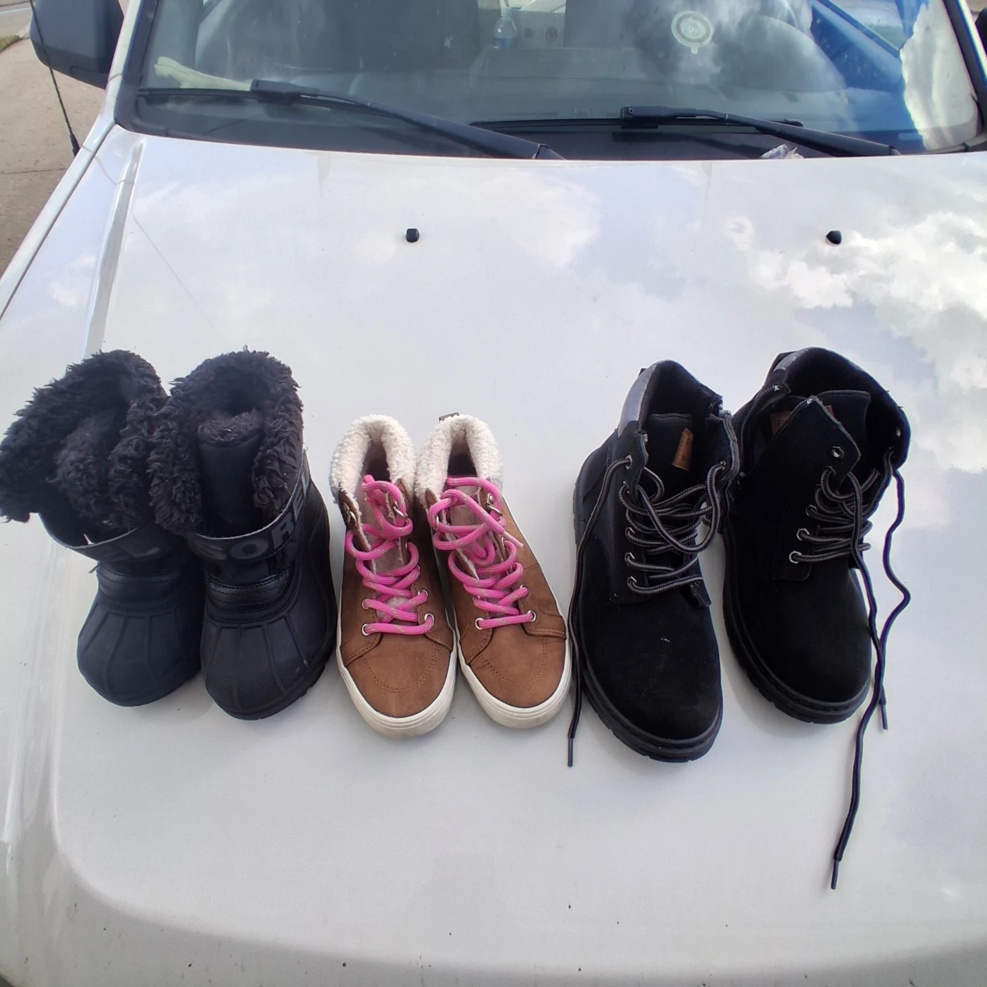 Bundle of 4 Pairs of Boots and Shoes