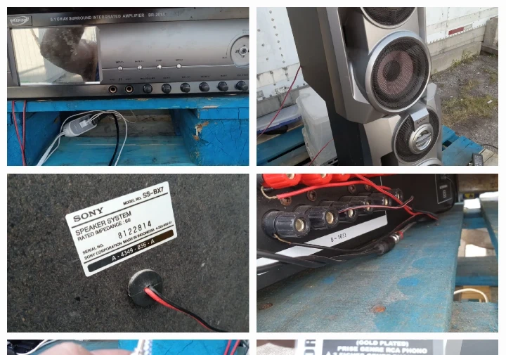 Sony SS-BX7 Speaker System Besst amplifier