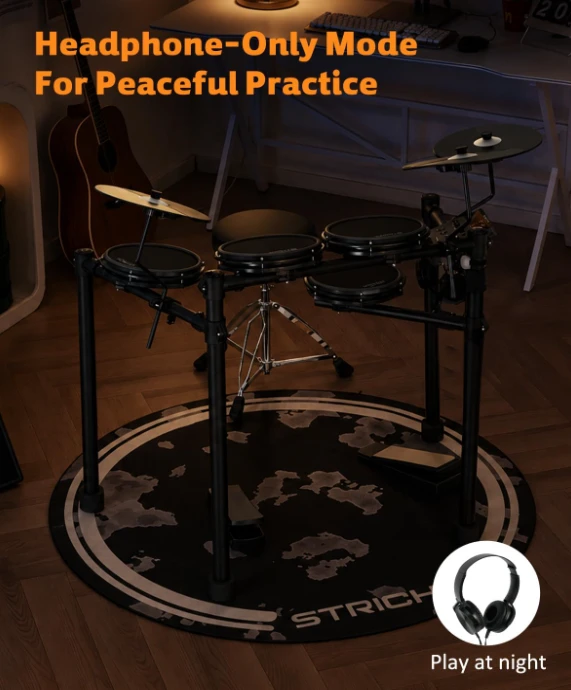 Electric Drum Set, Foldable Drum Kit SED-T02 - photo 4