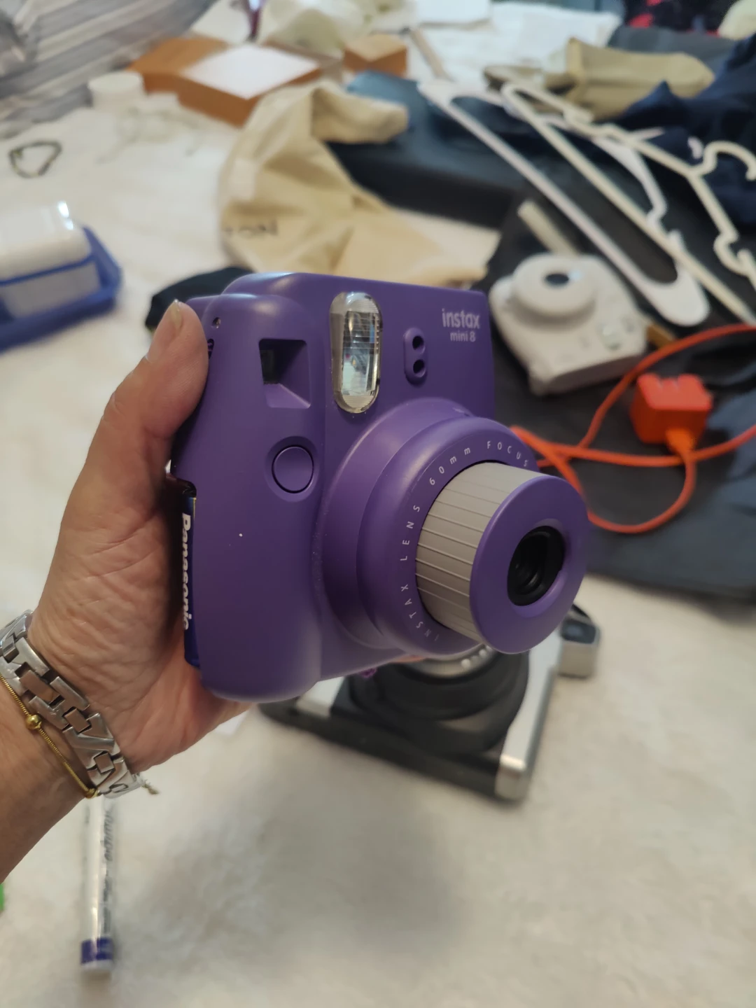 Fujifilm Instax Mini 8 Instant Film Camera - Grape Purple