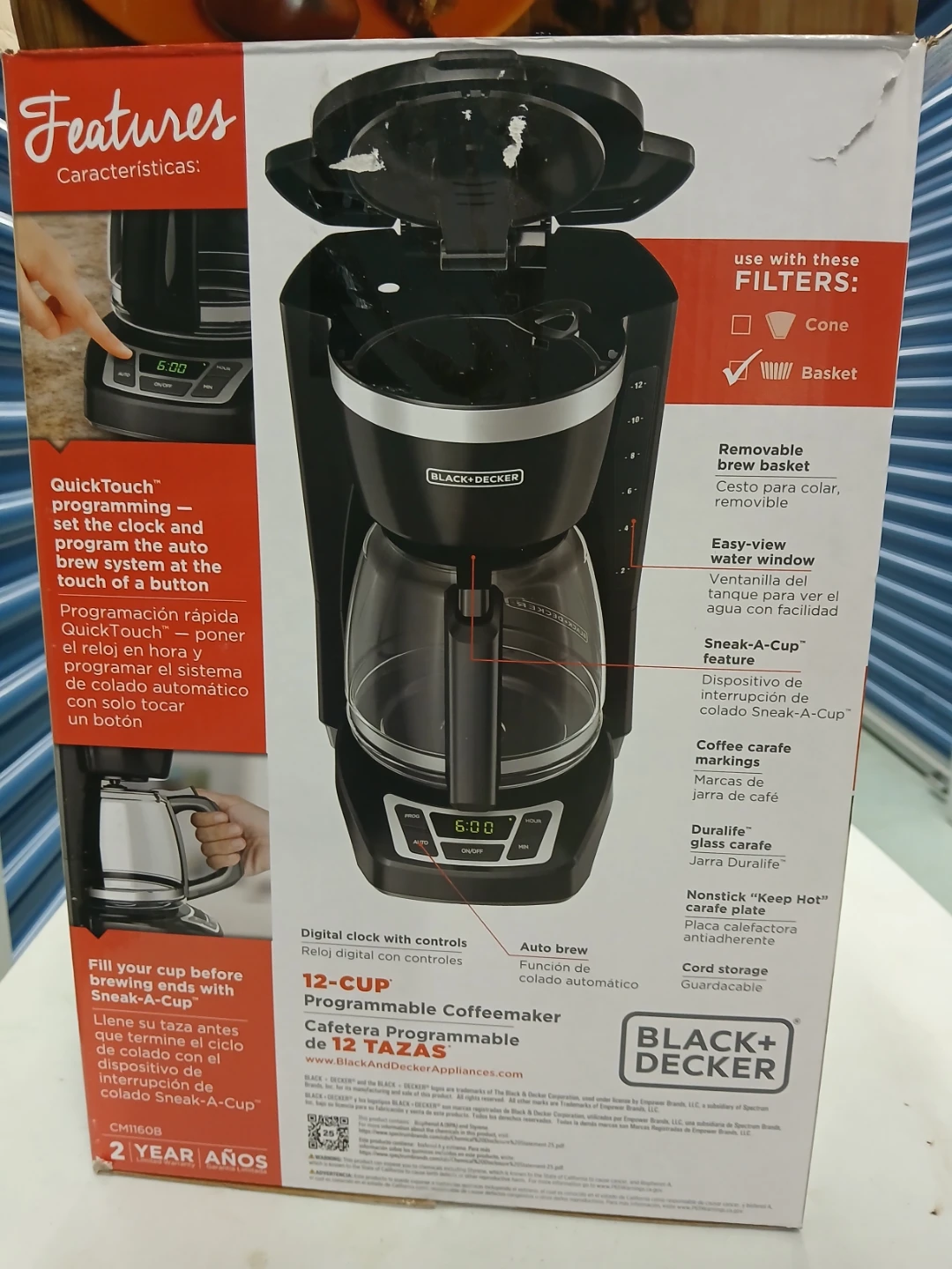 Black+Decker 12-Cup Programmable Coffee Maker - photo 4