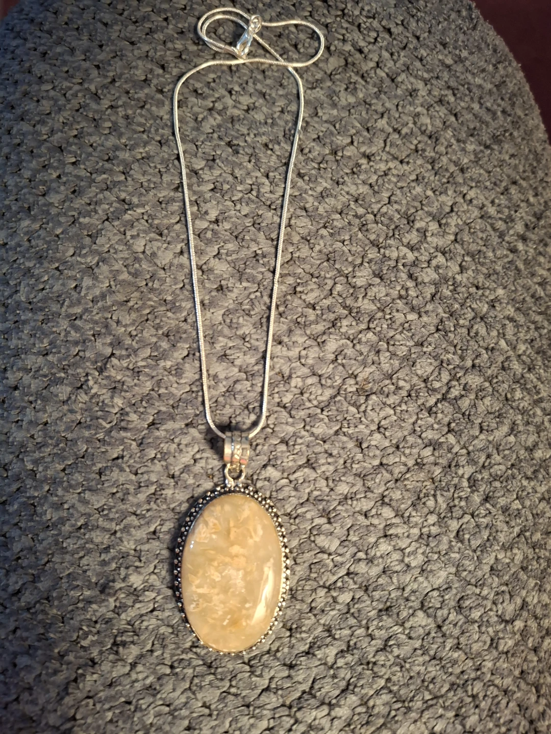 Sterling Silver Adventurine  Necklace - photo 4