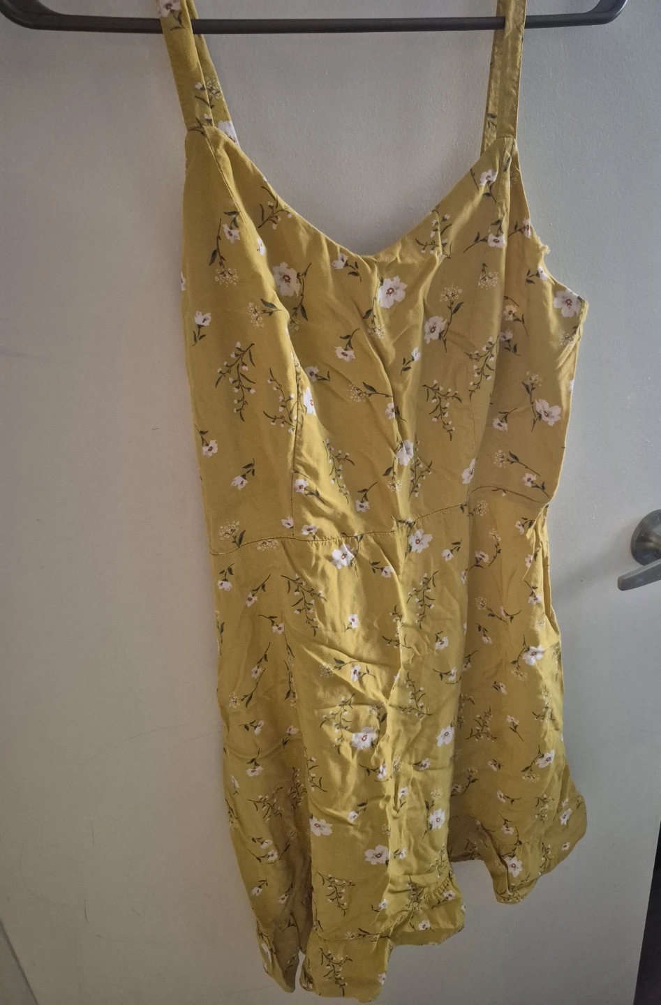 Old Navy Yellow Floral Dress