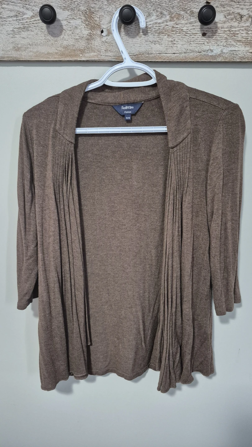 Brown cardigan
