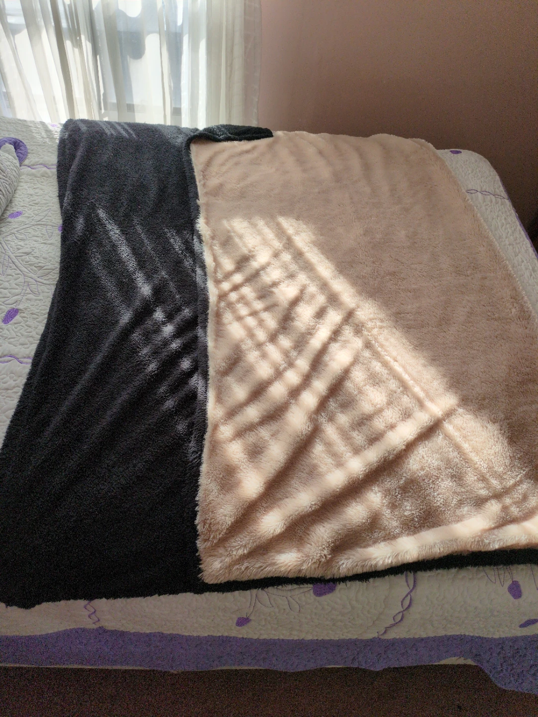 Sherpa  Throw Blanket