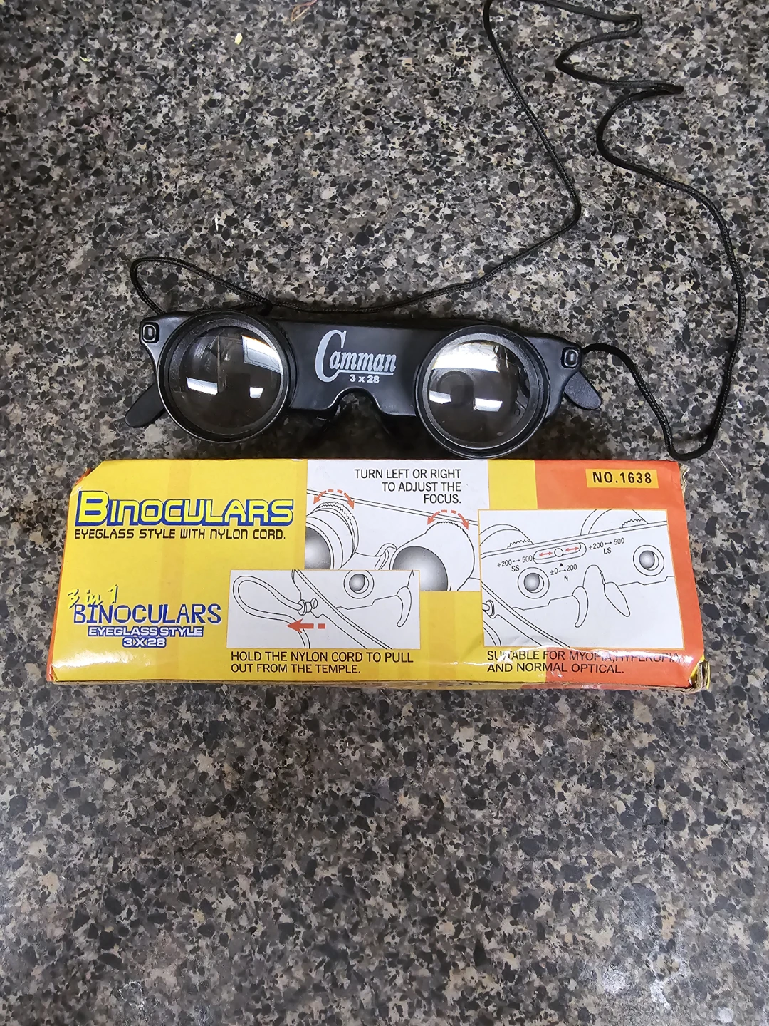 Camman 3-in-1 Eyeglass Style Binoculars 3X28 - photo 3