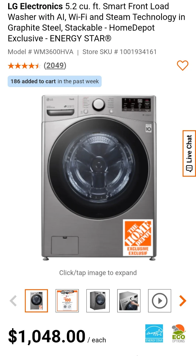 LG washer - photo 4