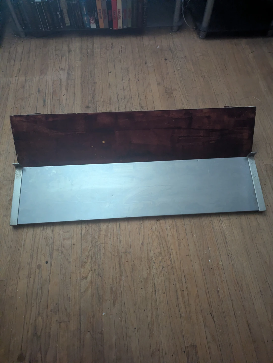 Wooden and Metal Shelf Unit