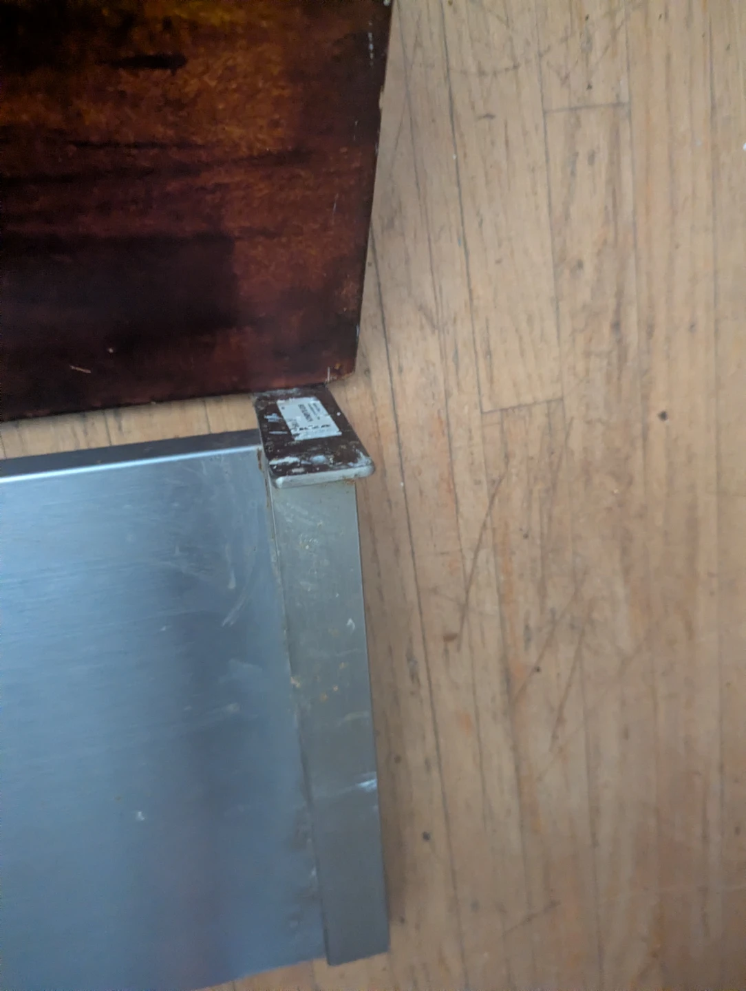 Wooden and Metal Shelf Unit - photo 2
