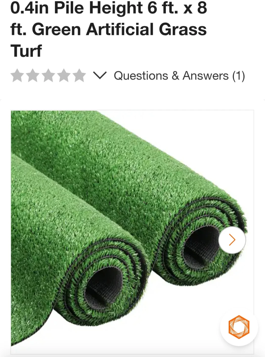 3 Brand New Green Artificial Grass Turf 6 ft. x 8 ft.