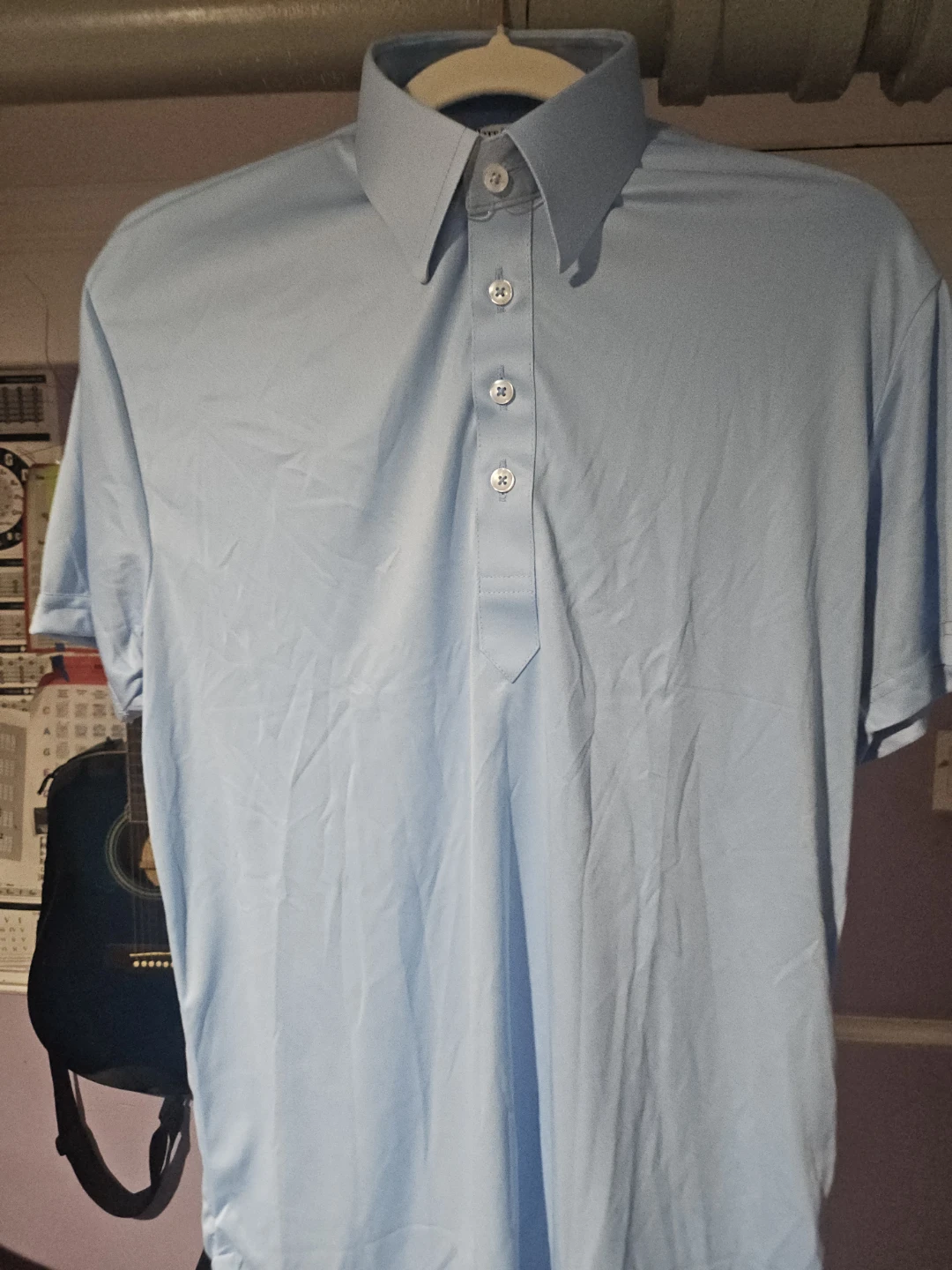 Light Blue Collars & Co. Polo Shirt
