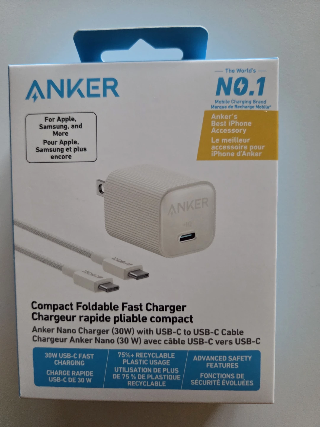 New one USB-C 고속충전기 2종(Anker 30W / mophie 20W) - photo 2