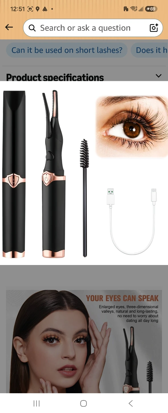 Electric Eyelash Curler