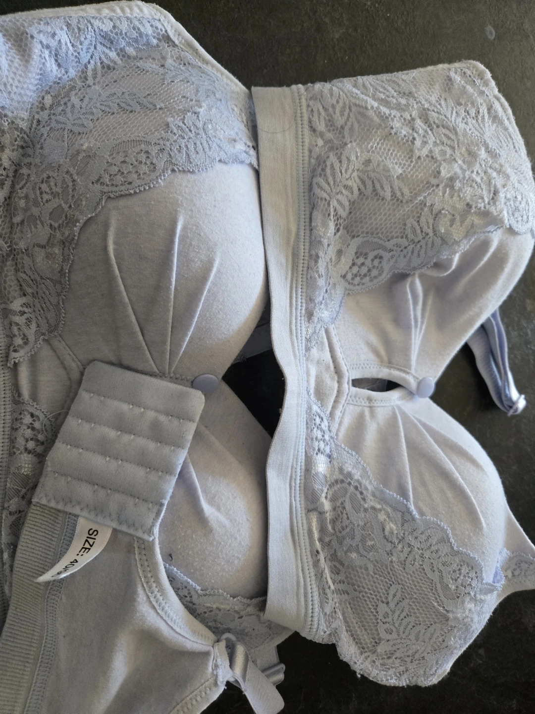 Light Blue Lace Trim Bra - photo 4