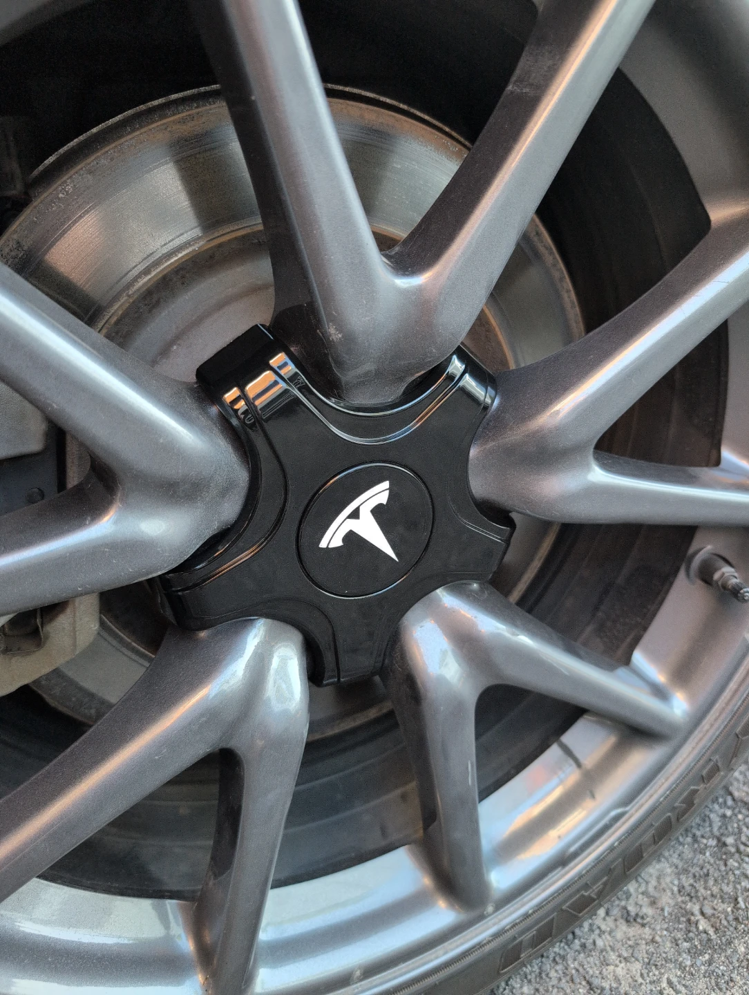 Tesla Wheel Center Caps