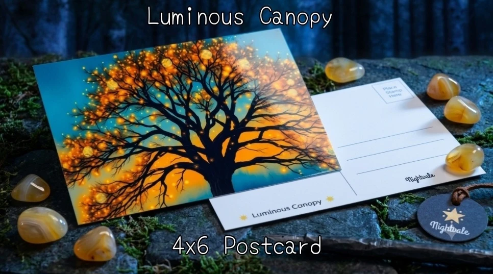 Luminous Canopy 4x6 Postcard