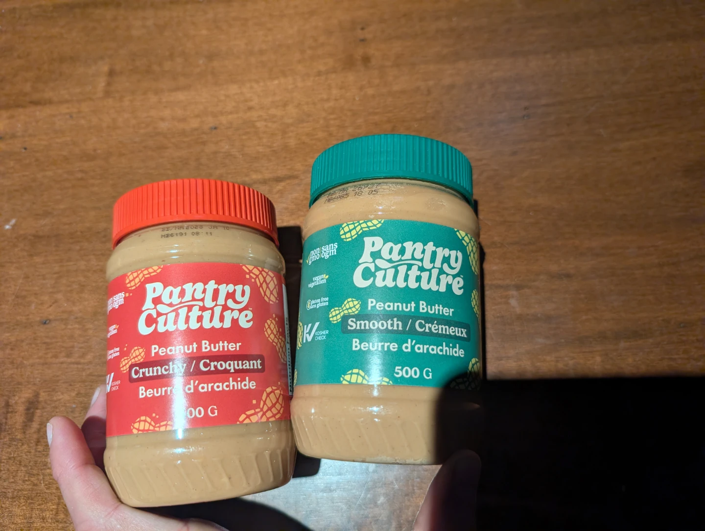 Pantry Culture Peanut Butter (Crunchy & Smooth) - 500g Jars