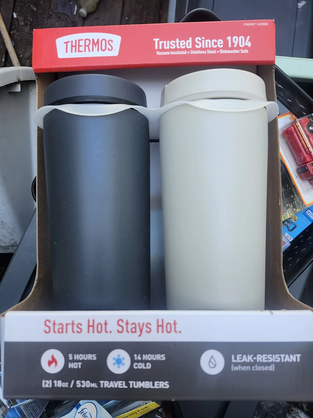 Thermos (2) 18oz Travel Tumblers