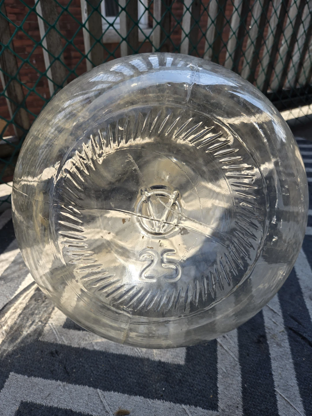 Large Glass Demijohn Bottle - photo 2
