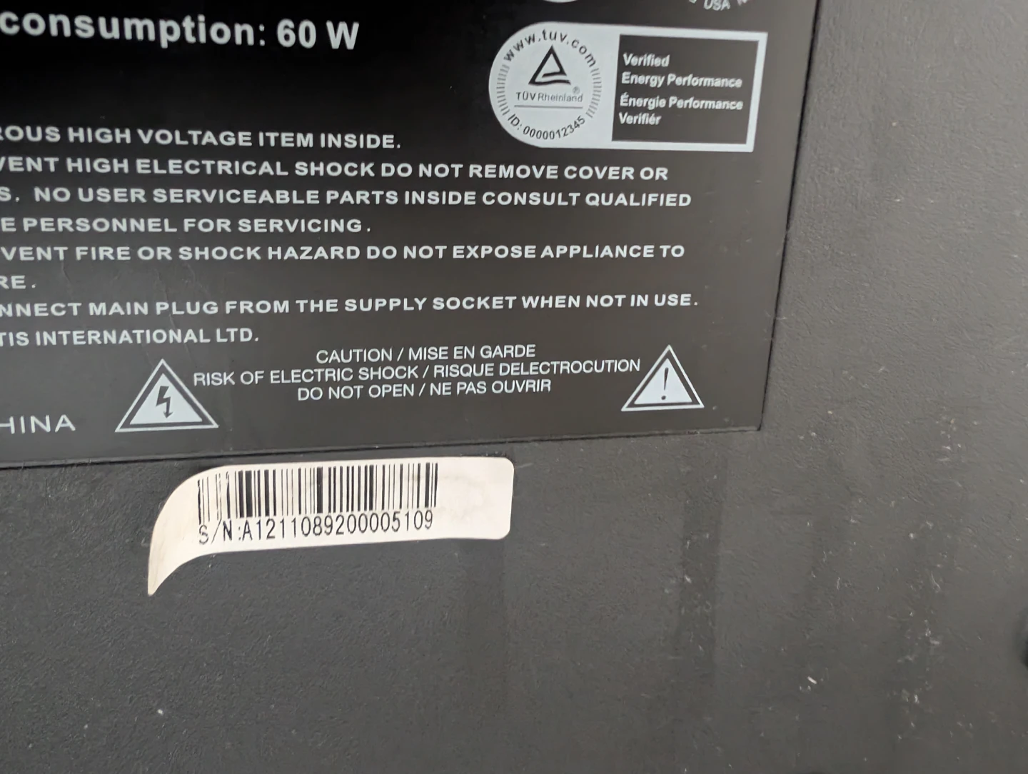 RCA 32" LED TV RL DED3258A-C - photo 3