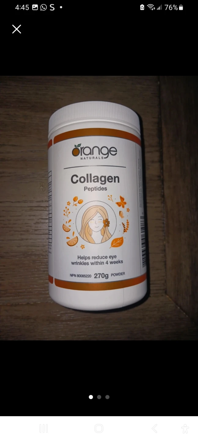 Orange Naturals Collagen Peptides Powder 270g