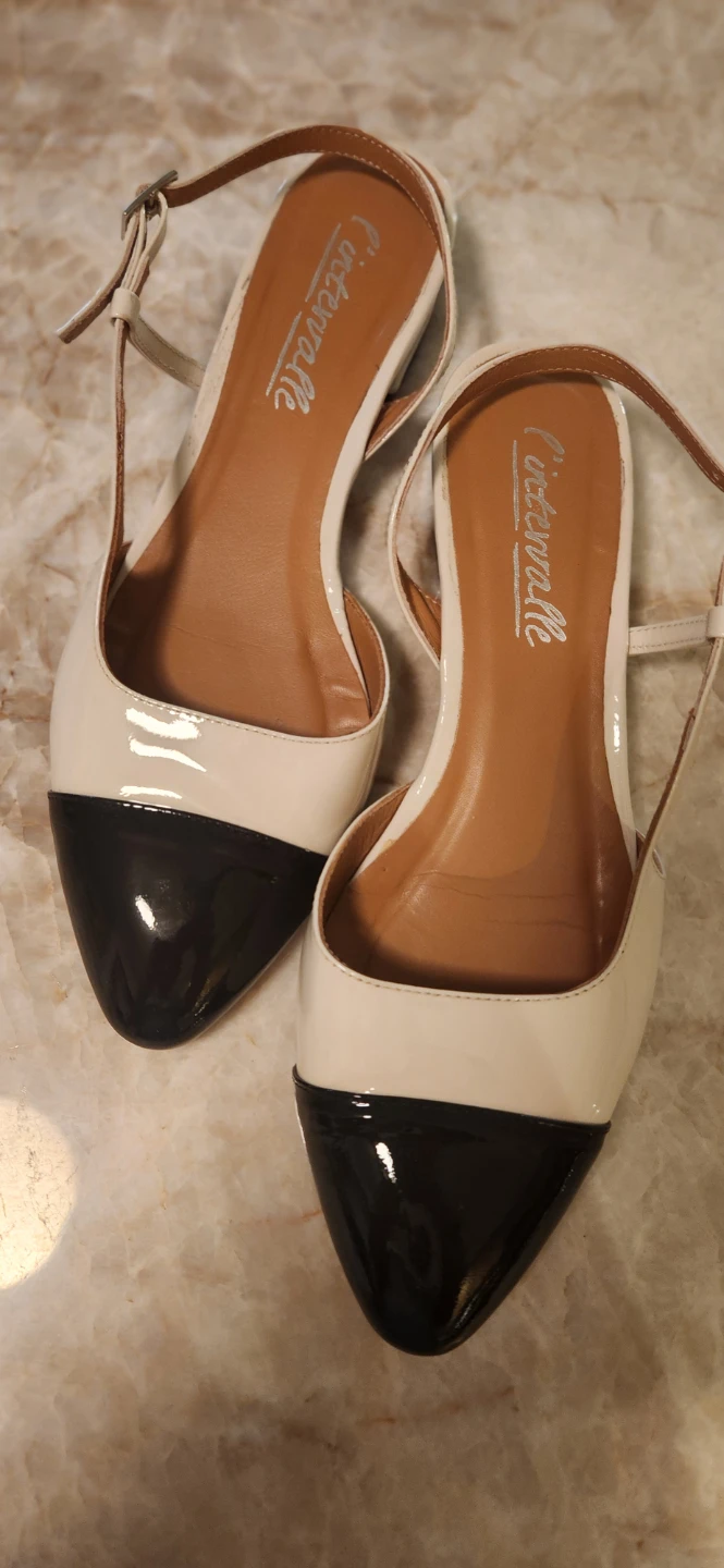 L'intervalle Two-Tone Slingback Flats