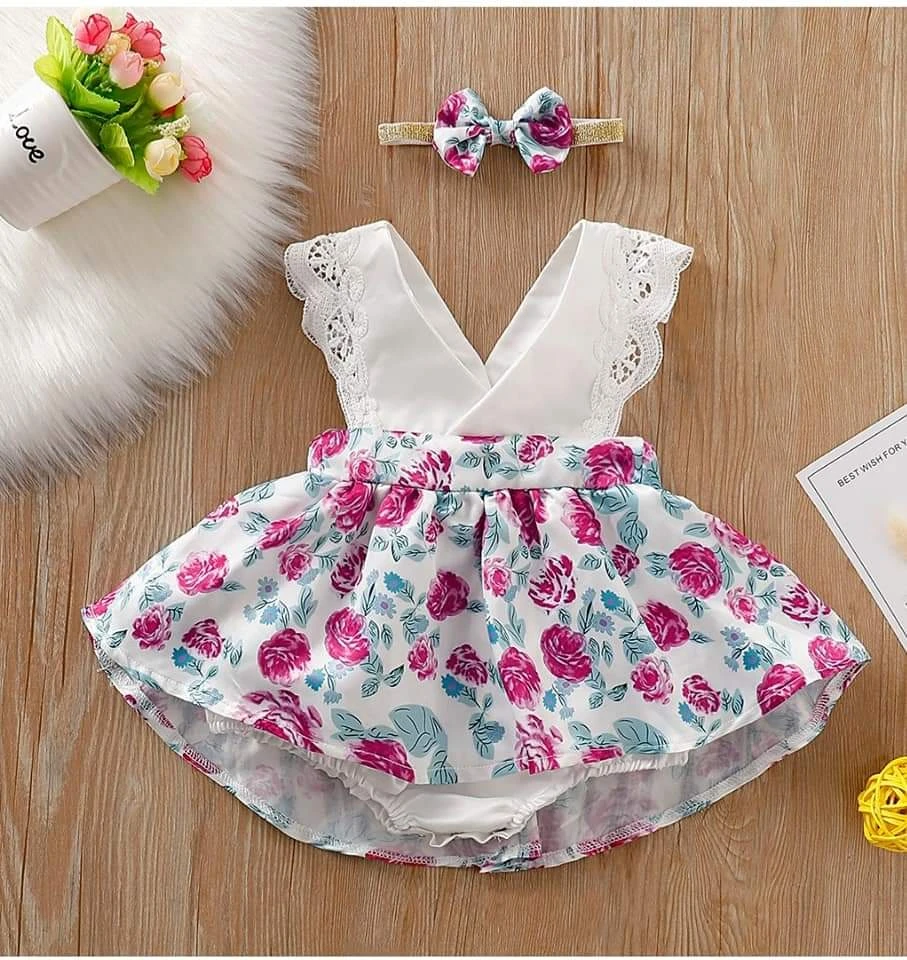 Baby Dress with Headband