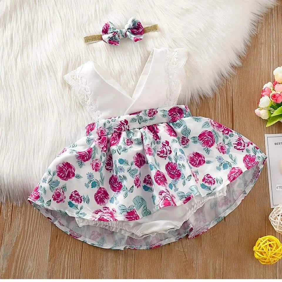 Baby Dress with Headband - photo 3