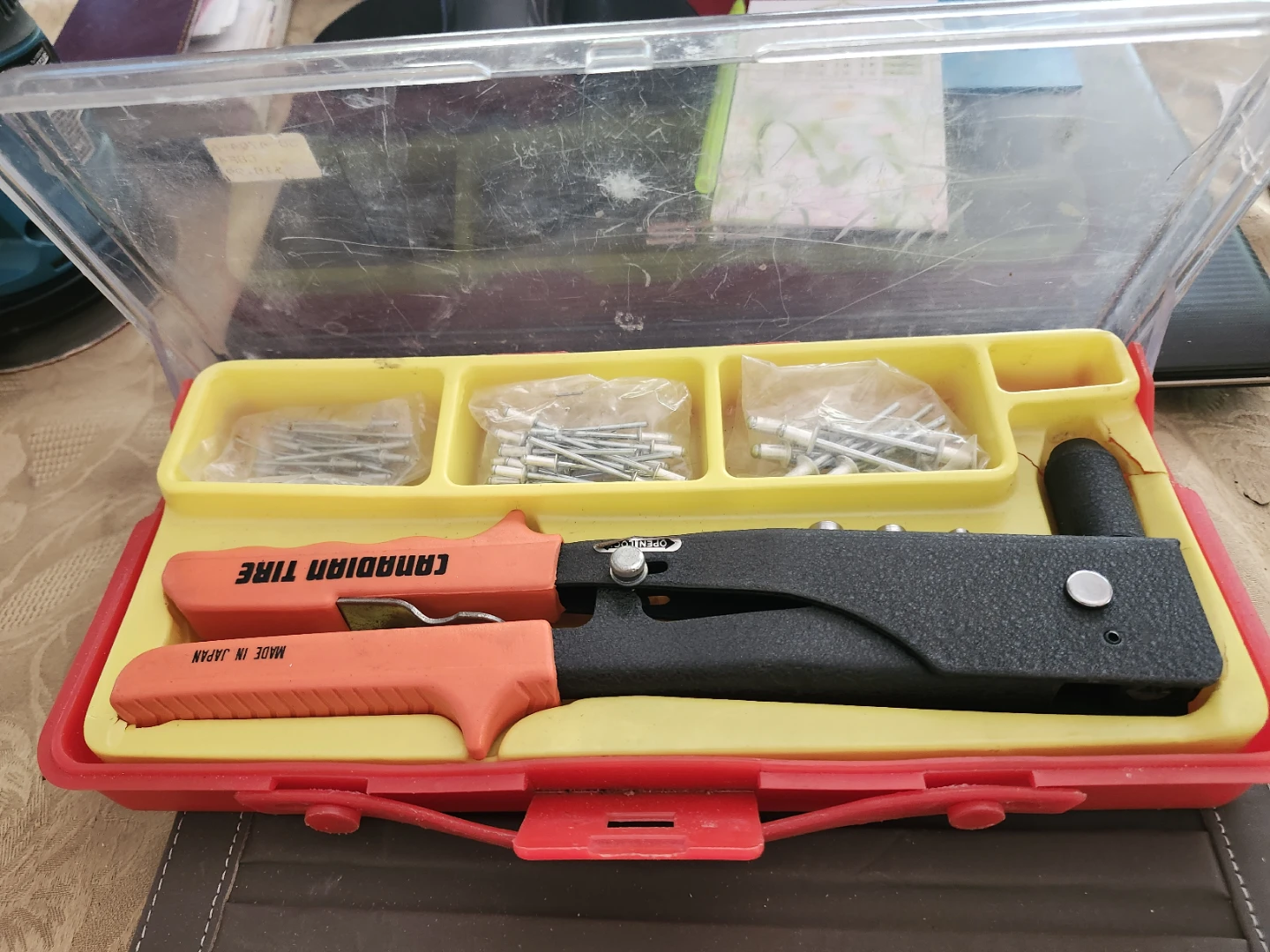 Canadian Tire Rivet Gun Kit made in  Japan