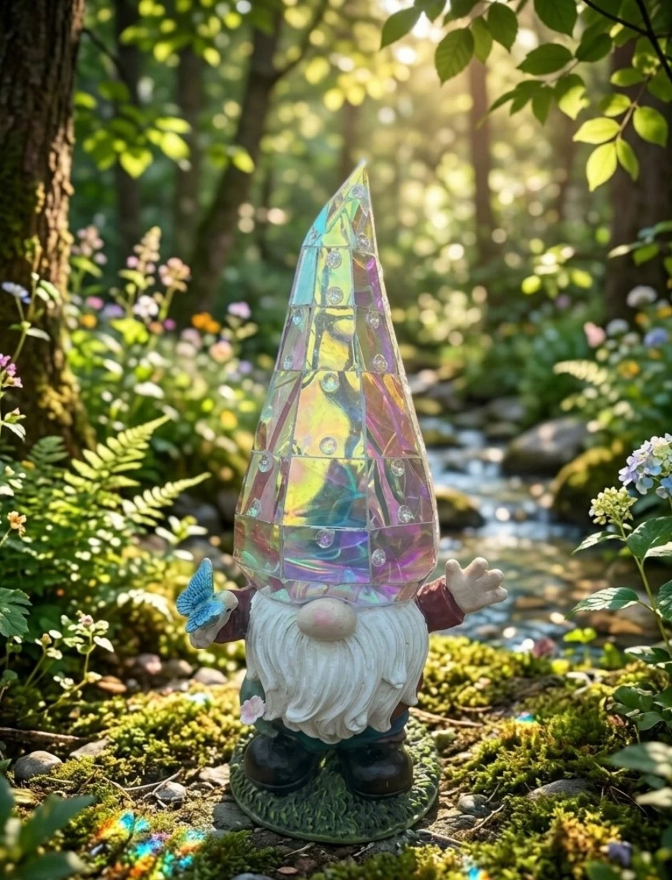 Brand New Garden Gnome Solar Decor