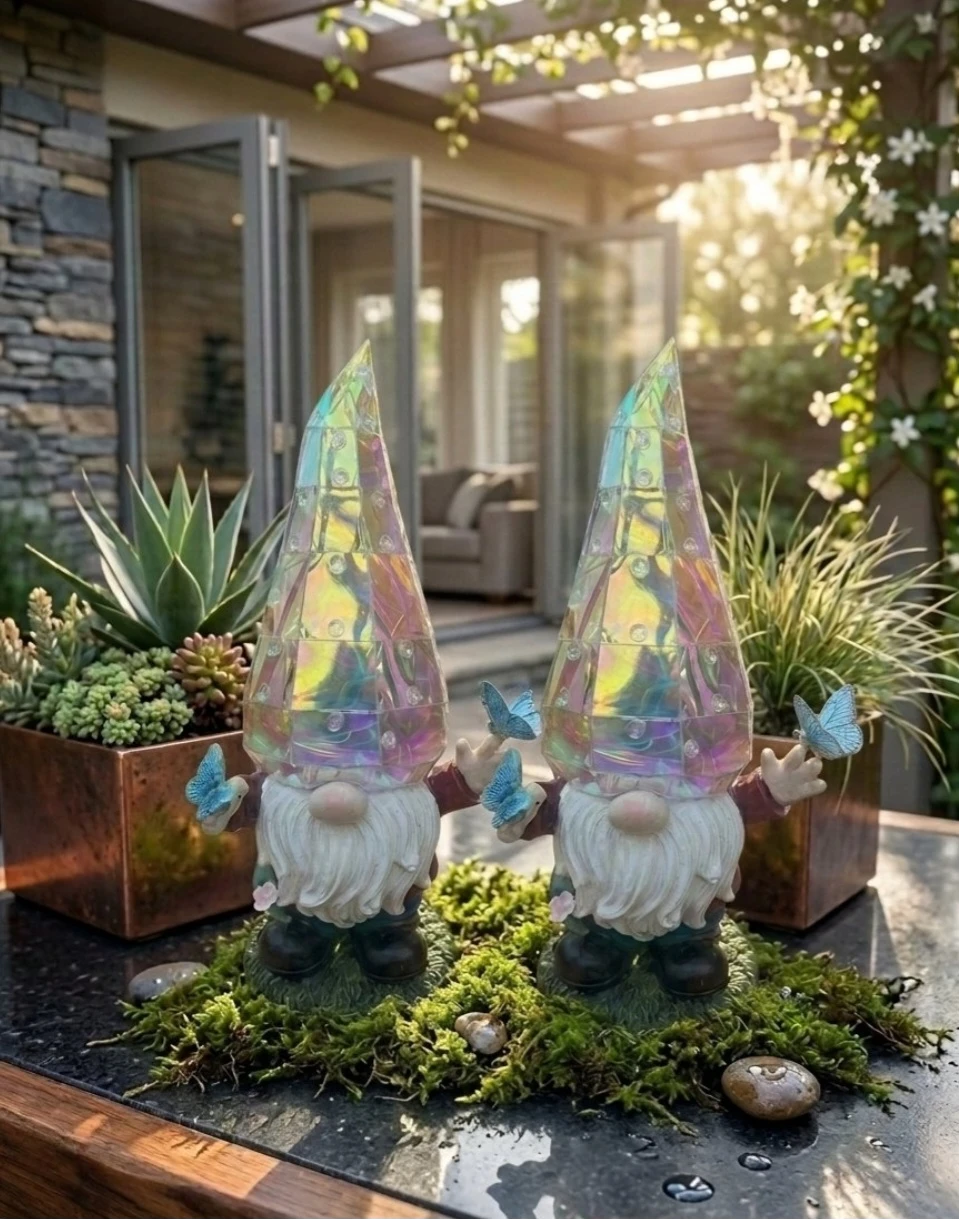 Brand New Garden Gnome Solar Decor - photo 3