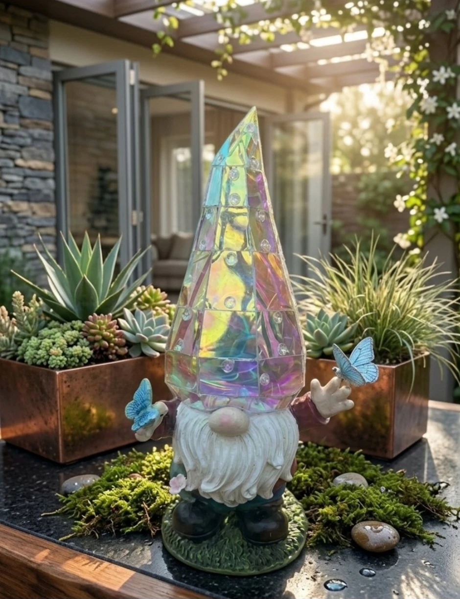 Brand New Garden Gnome Solar Decor - photo 4