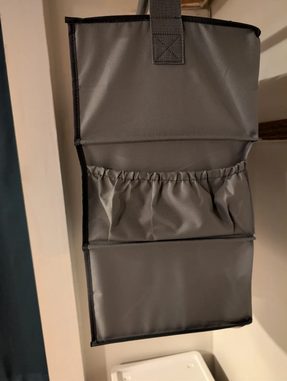 Grey Hanging Closet Organizer with 6 Shelves - photo 2