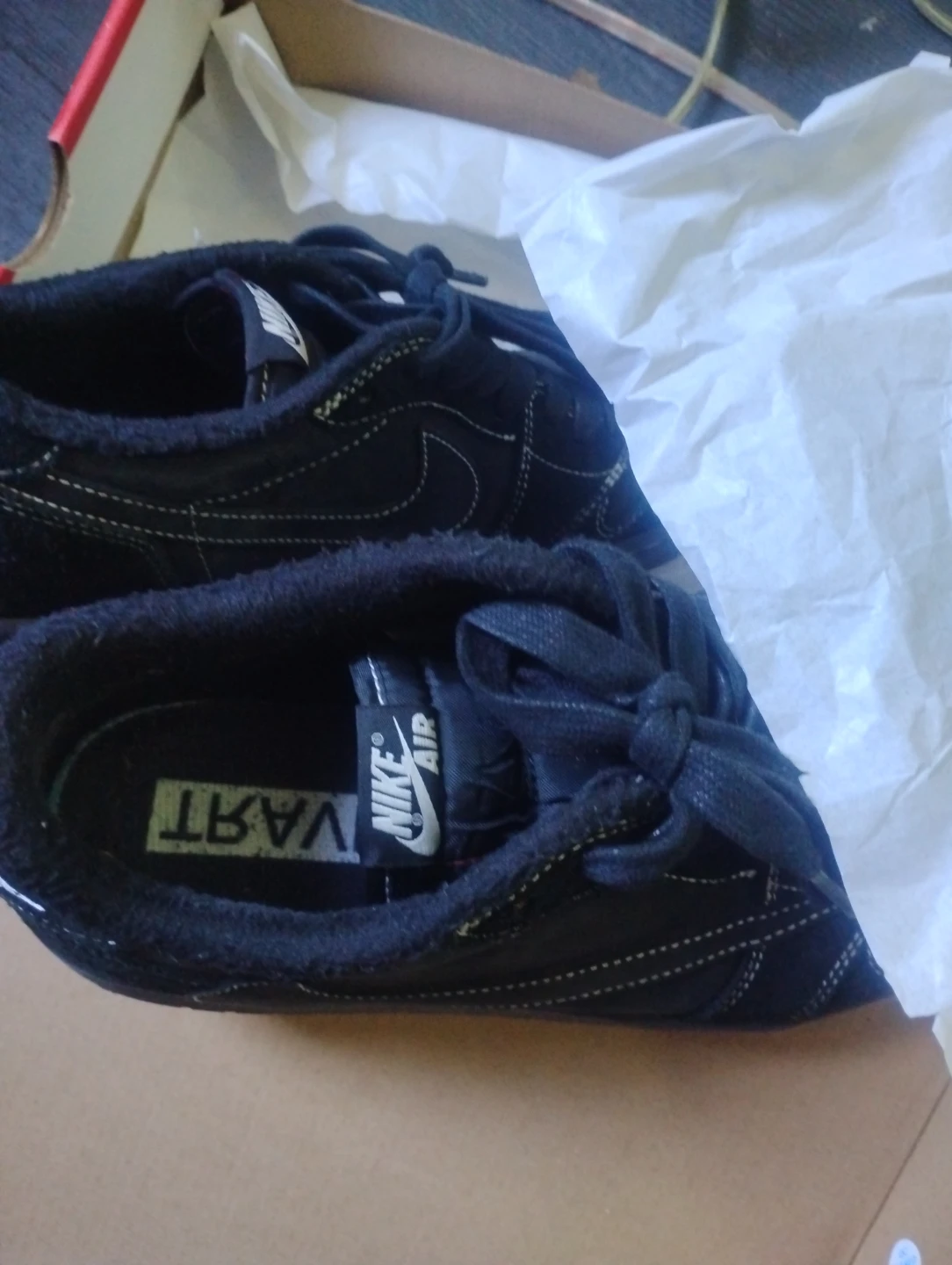 Nike Air Jordan 1 Low Travis Scott Black Phantom - photo 3