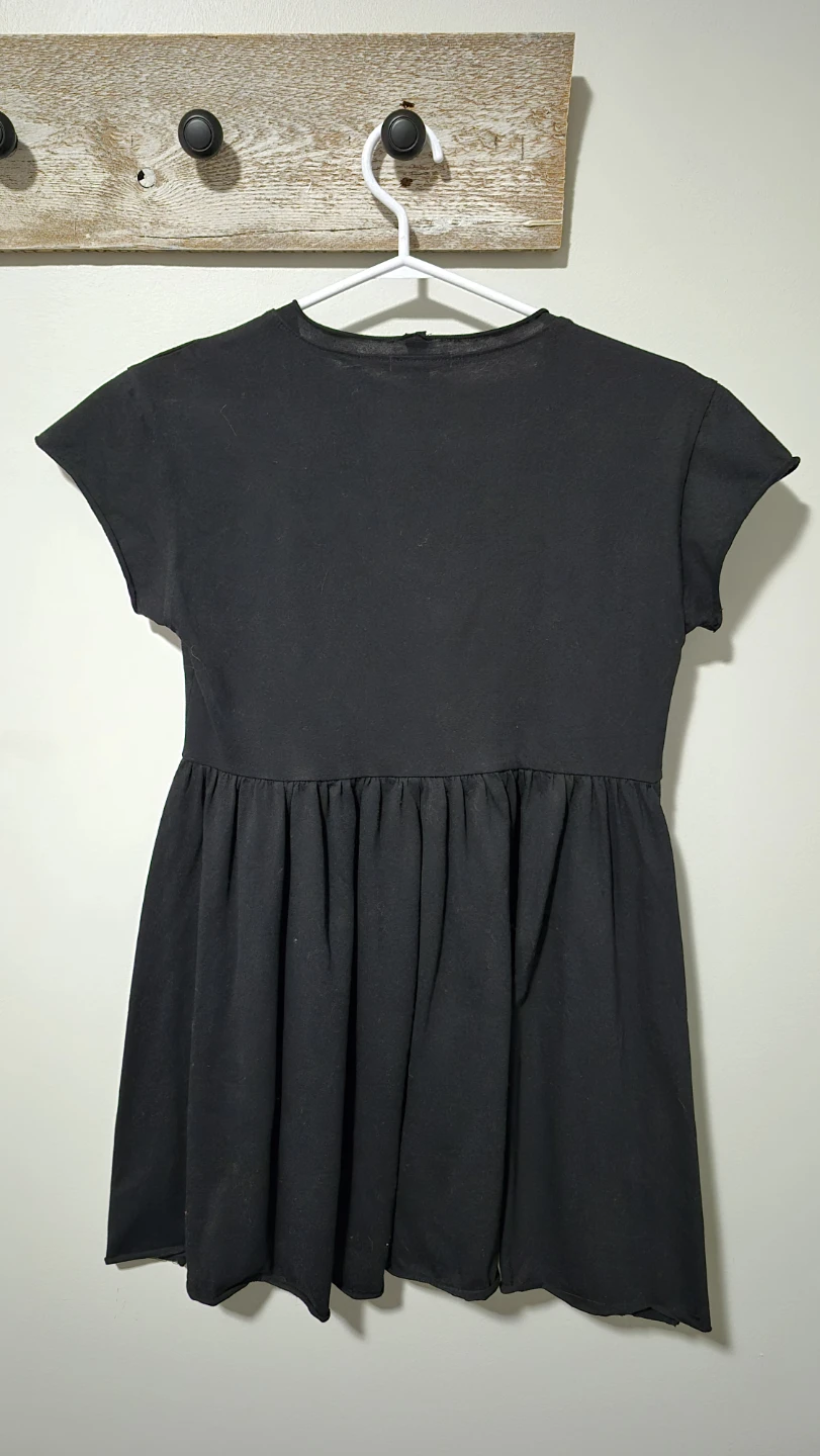 Black T-Shirt Dress - photo 2