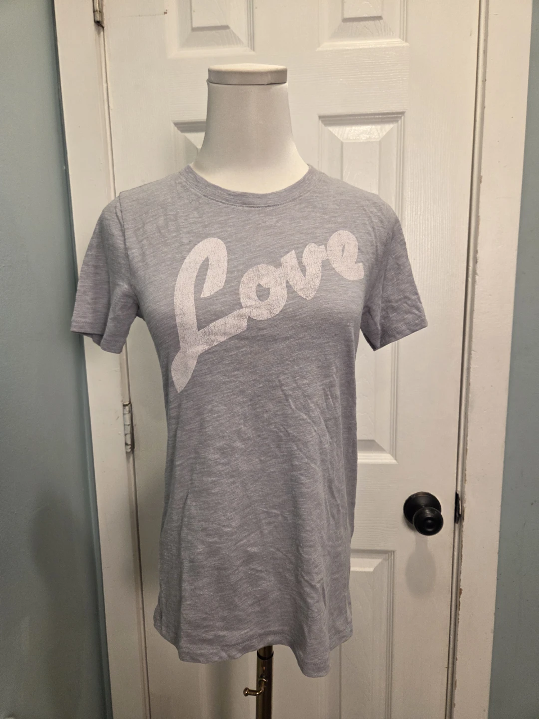 J.Crew Knit Goods 'Love' T-Shirt XXS