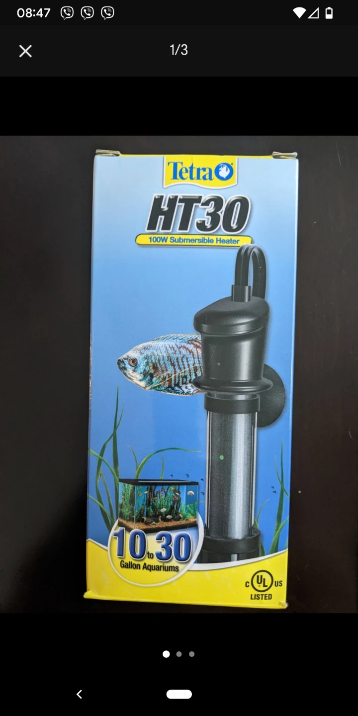 Tetra HT Submersible Aquarium Heater 10 to 30 gallons