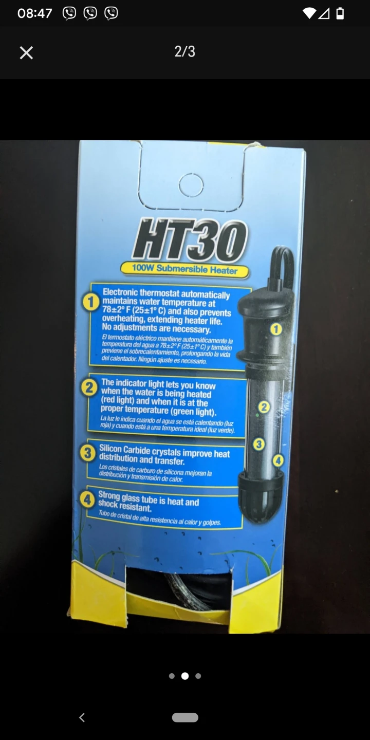 Tetra HT Submersible Aquarium Heater 10 to 30 gallons - photo 2
