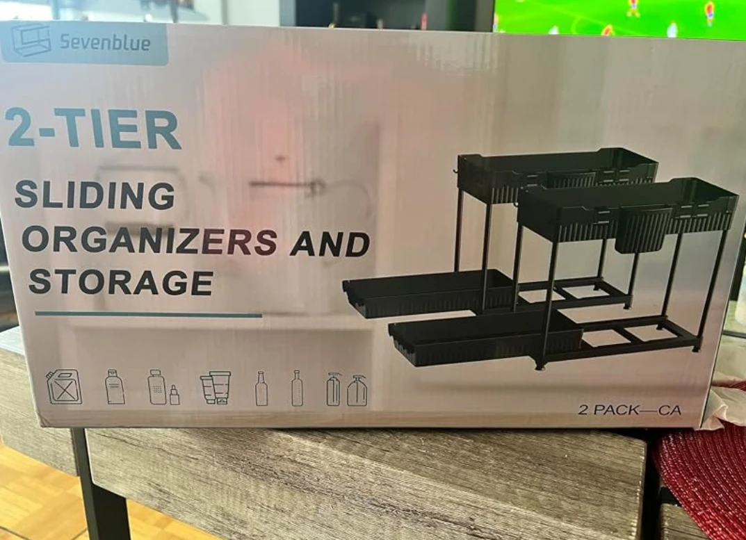 2-tier sliding organizer and storage - photo 3