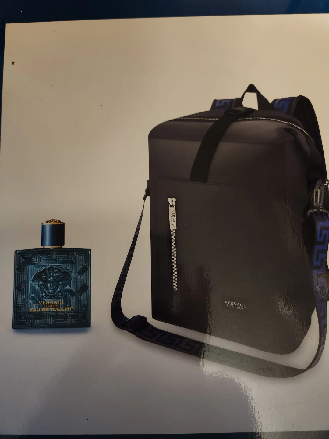 Versace Eros Cologne with Backpack