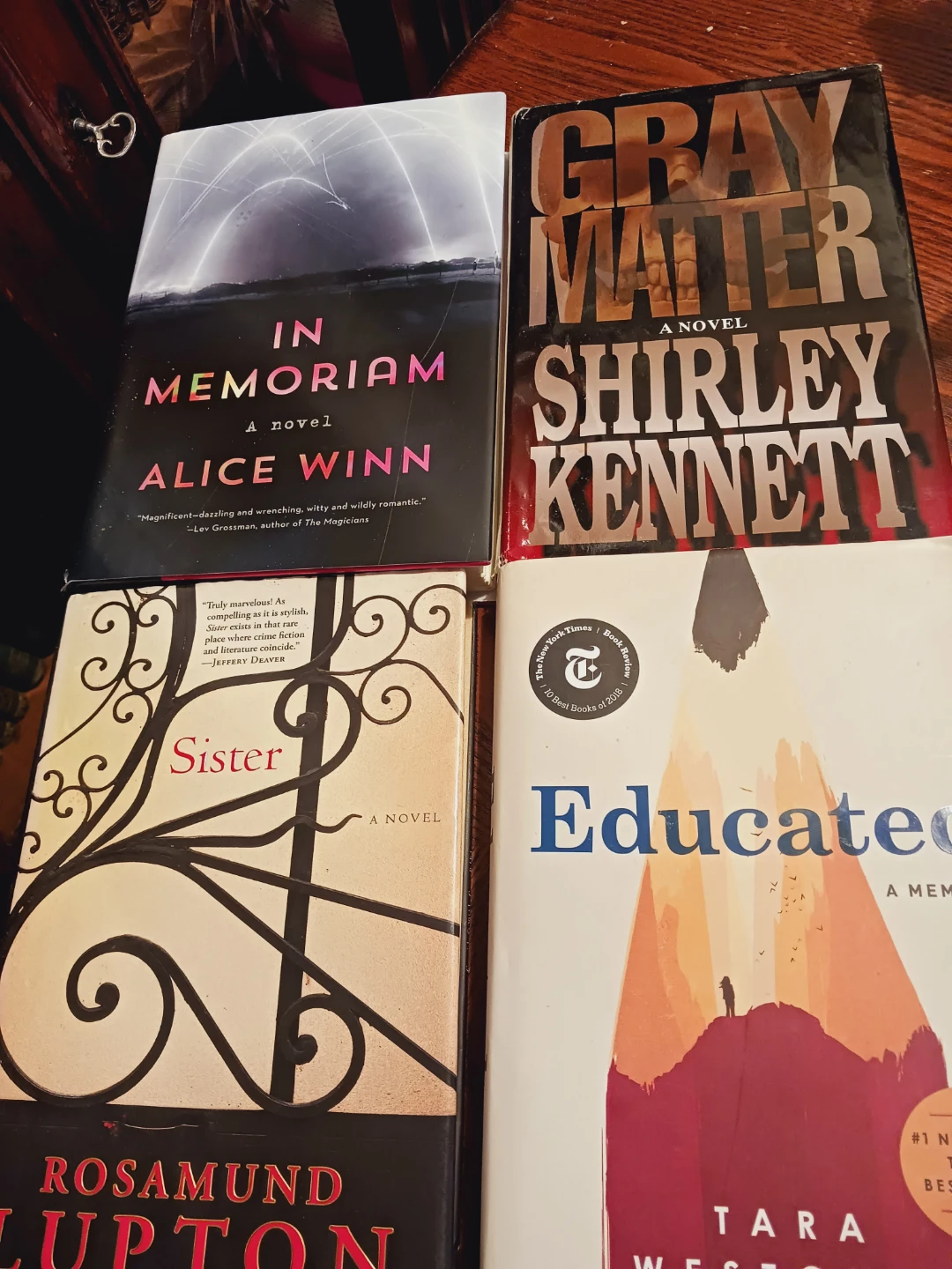 $5 EACH !! Lot of 4 Novels: l Gray Matter, Sister, Educated.. - photo 2