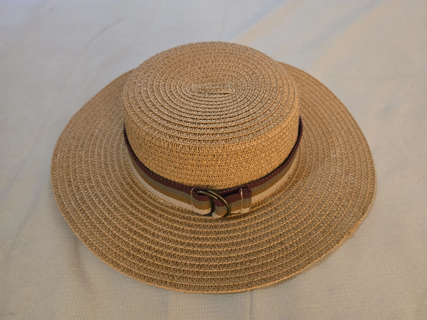 Black Riding Helmet and Straw Sun Hat - photo 3