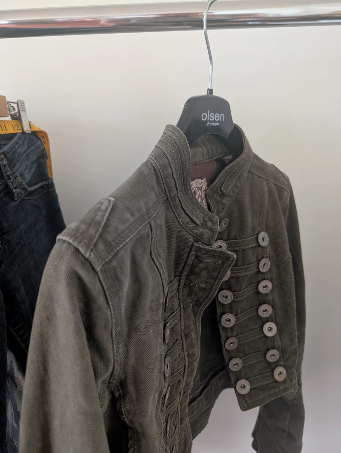 Olsen Europe Olive Green Military Style Jacket - photo 5